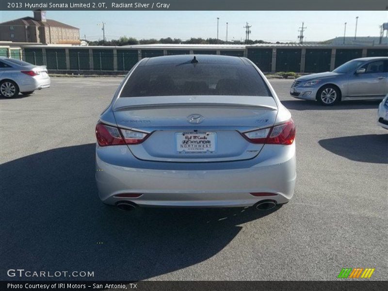 Radiant Silver / Gray 2013 Hyundai Sonata Limited 2.0T