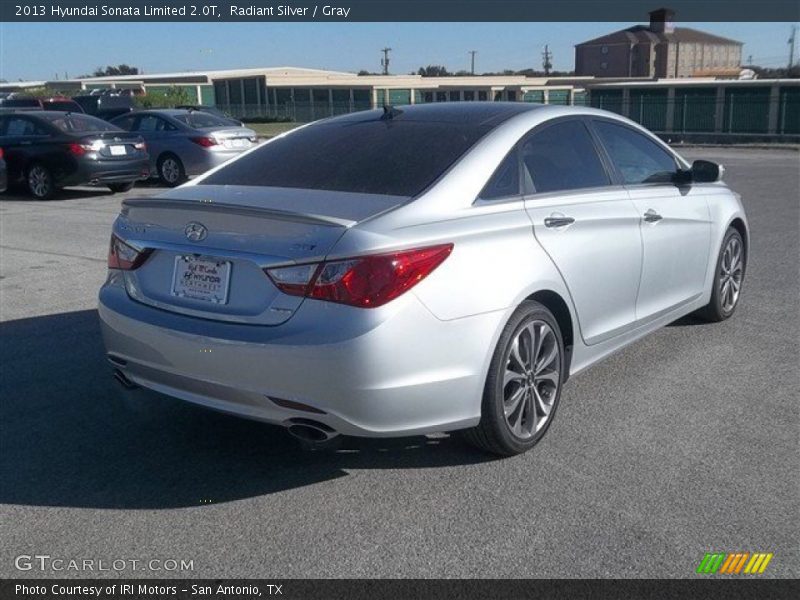 Radiant Silver / Gray 2013 Hyundai Sonata Limited 2.0T