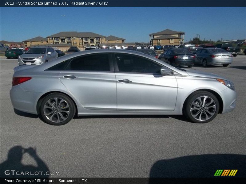 Radiant Silver / Gray 2013 Hyundai Sonata Limited 2.0T