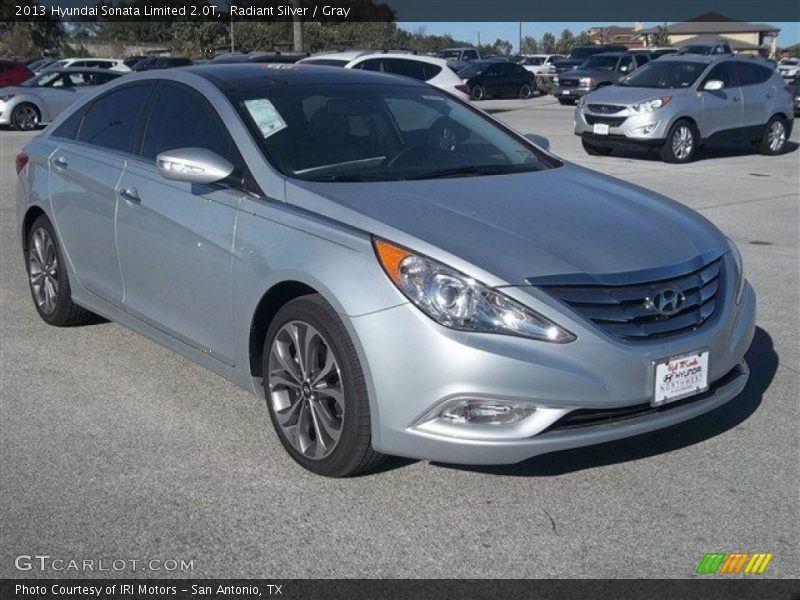 Radiant Silver / Gray 2013 Hyundai Sonata Limited 2.0T