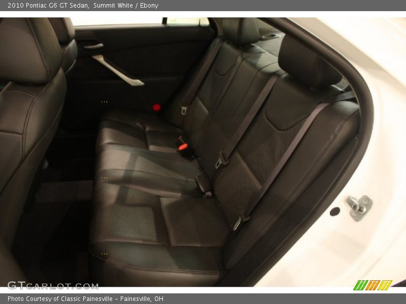 Rear Seat of 2010 G6 GT Sedan
