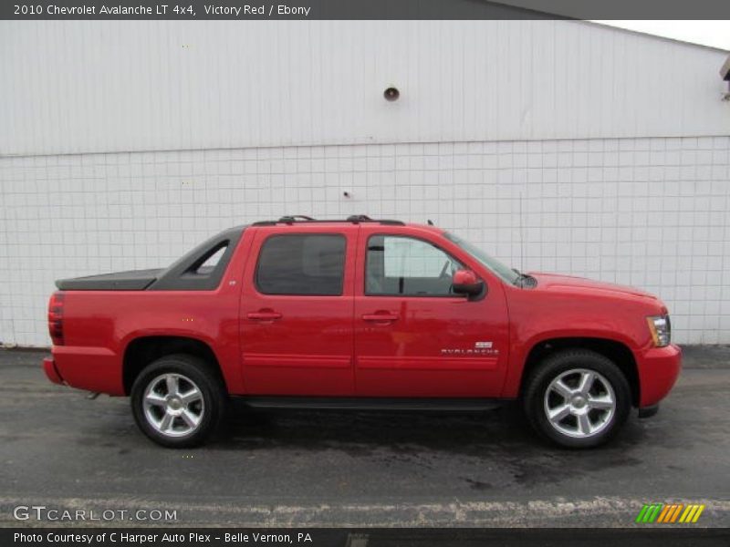 Victory Red / Ebony 2010 Chevrolet Avalanche LT 4x4