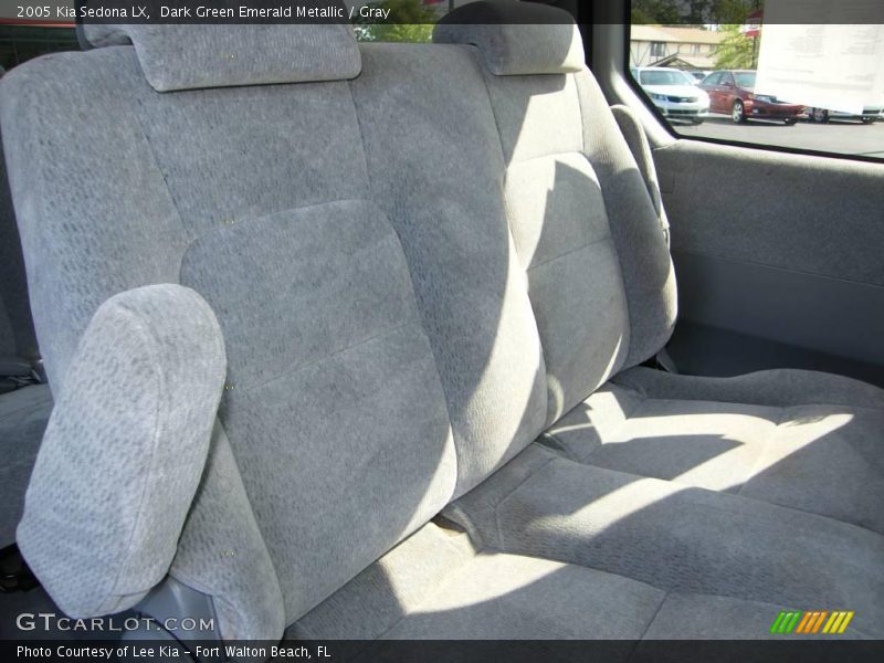 Dark Green Emerald Metallic / Gray 2005 Kia Sedona LX