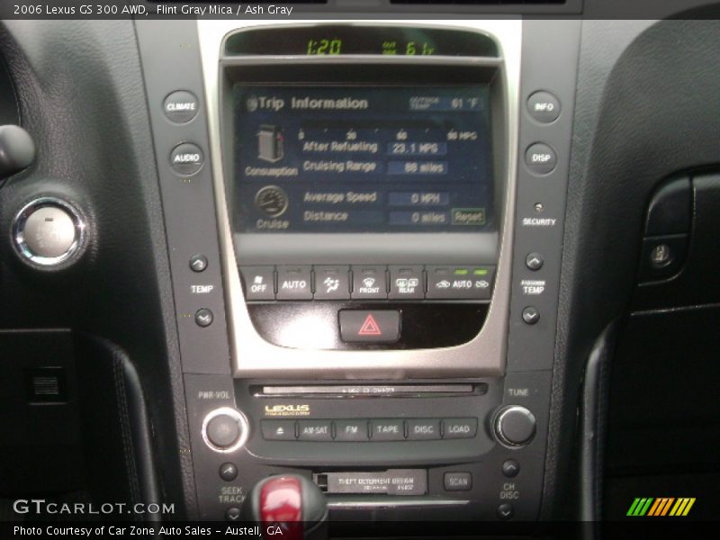 Flint Gray Mica / Ash Gray 2006 Lexus GS 300 AWD