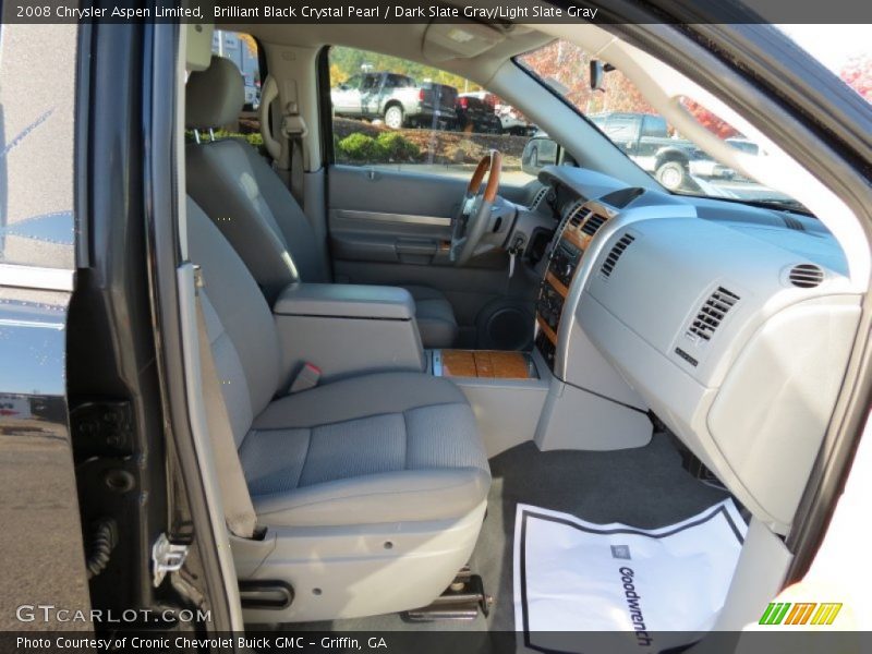 Brilliant Black Crystal Pearl / Dark Slate Gray/Light Slate Gray 2008 Chrysler Aspen Limited