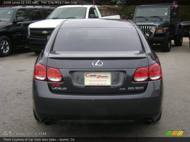 Flint Gray Mica / Ash Gray 2006 Lexus GS 300 AWD