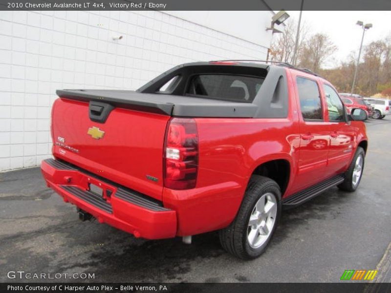 Victory Red / Ebony 2010 Chevrolet Avalanche LT 4x4