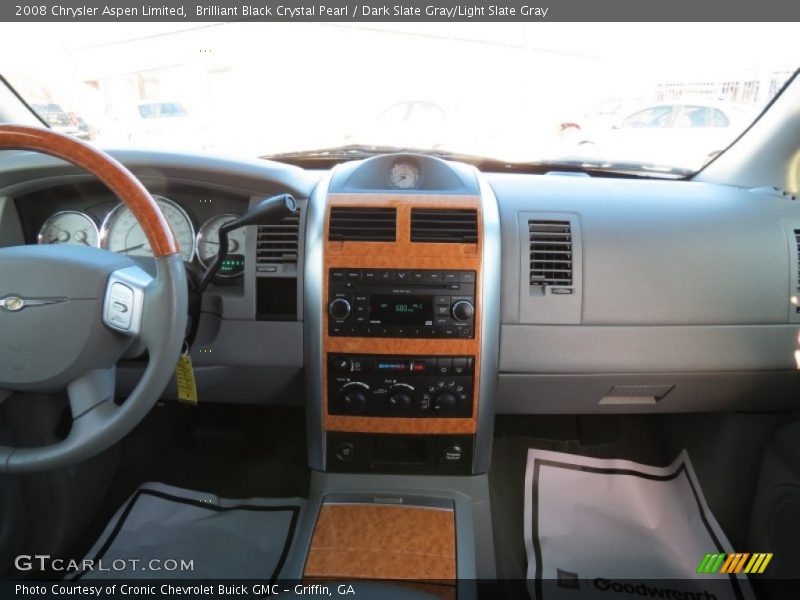 Brilliant Black Crystal Pearl / Dark Slate Gray/Light Slate Gray 2008 Chrysler Aspen Limited