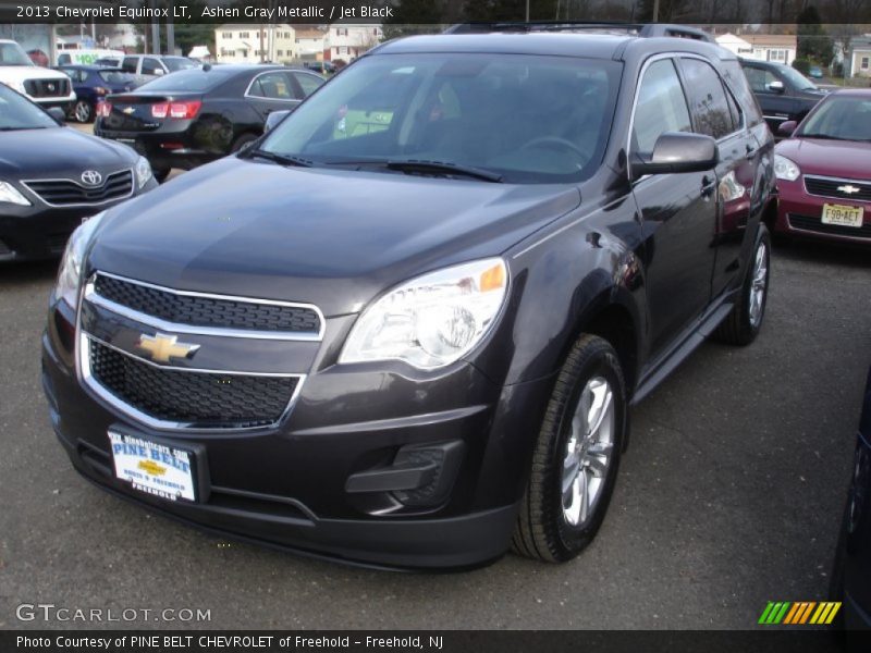 Ashen Gray Metallic / Jet Black 2013 Chevrolet Equinox LT