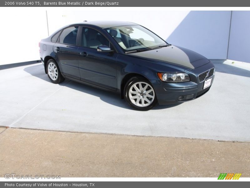Barents Blue Metallic / Dark Beige/Quartz 2006 Volvo S40 T5