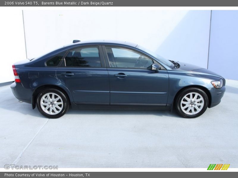 Barents Blue Metallic / Dark Beige/Quartz 2006 Volvo S40 T5