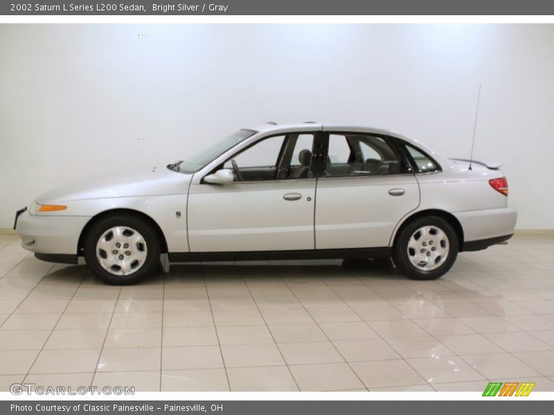 Bright Silver / Gray 2002 Saturn L Series L200 Sedan