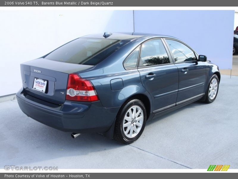 Barents Blue Metallic / Dark Beige/Quartz 2006 Volvo S40 T5