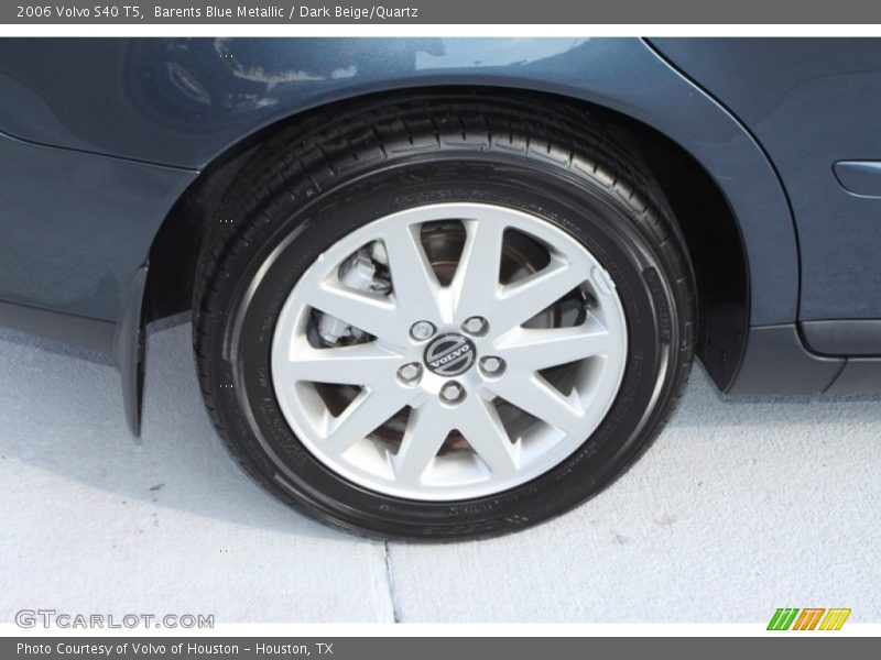 Barents Blue Metallic / Dark Beige/Quartz 2006 Volvo S40 T5