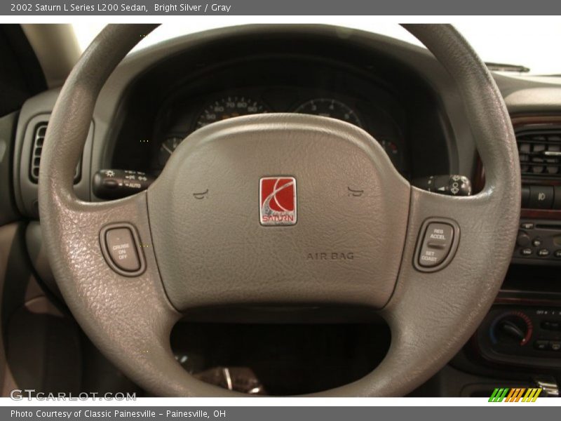 Bright Silver / Gray 2002 Saturn L Series L200 Sedan