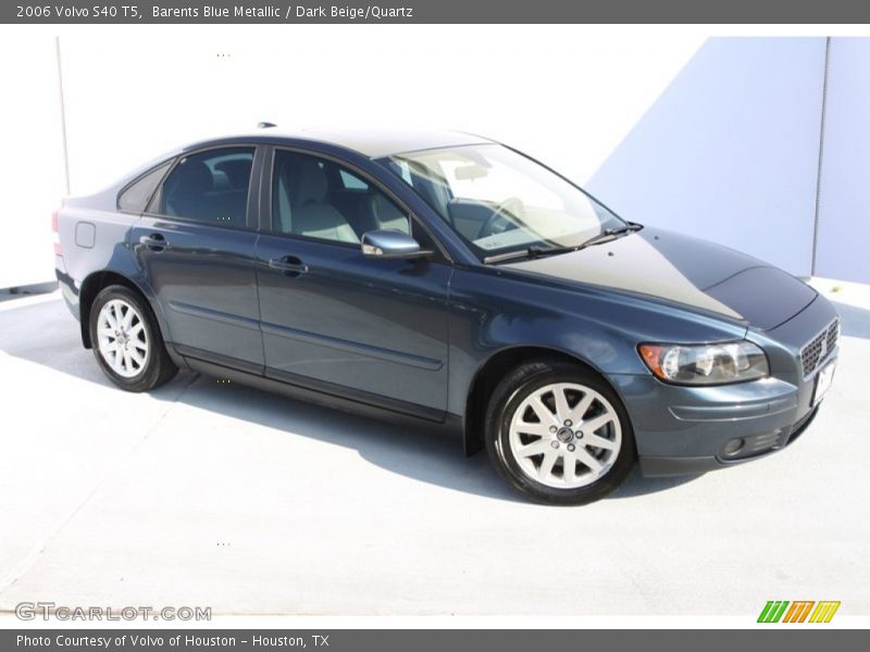 Barents Blue Metallic / Dark Beige/Quartz 2006 Volvo S40 T5