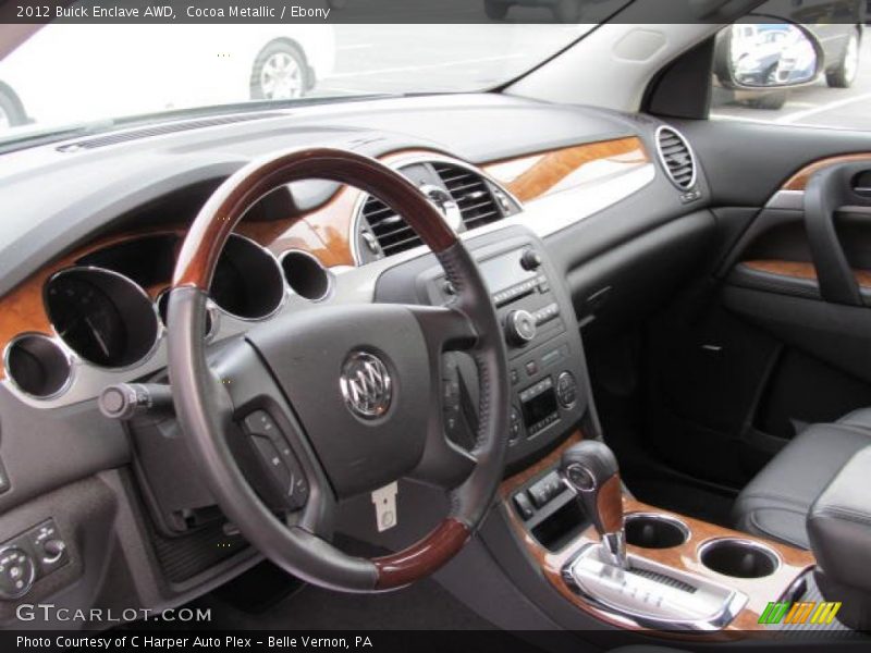 Cocoa Metallic / Ebony 2012 Buick Enclave AWD