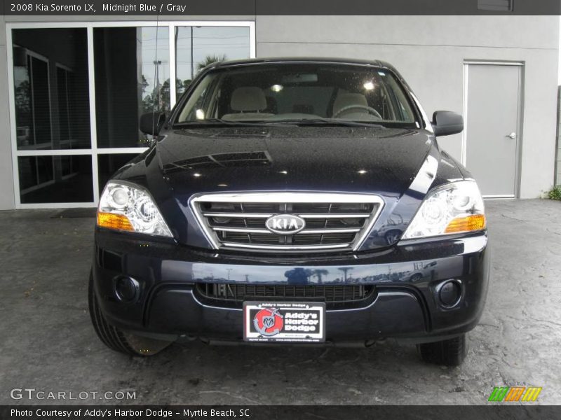 Midnight Blue / Gray 2008 Kia Sorento LX
