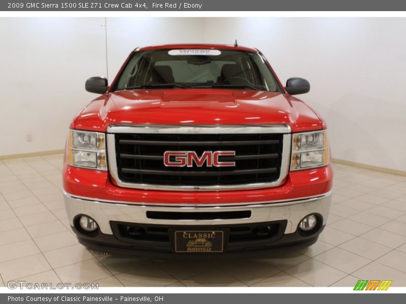 Fire Red / Ebony 2009 GMC Sierra 1500 SLE Z71 Crew Cab 4x4