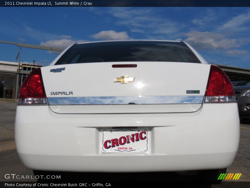 Summit White / Gray 2011 Chevrolet Impala LS