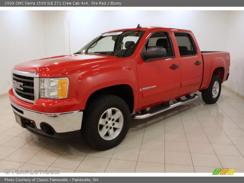 Fire Red / Ebony 2009 GMC Sierra 1500 SLE Z71 Crew Cab 4x4