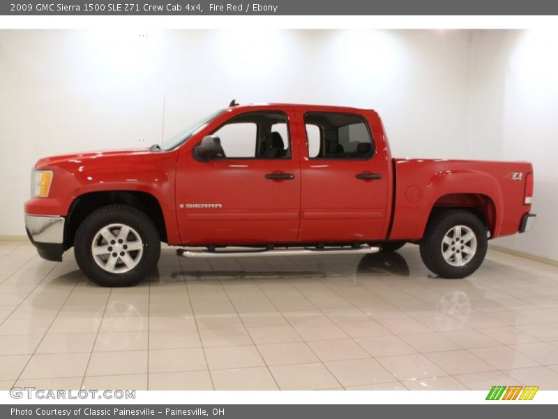  2009 Sierra 1500 SLE Z71 Crew Cab 4x4 Fire Red