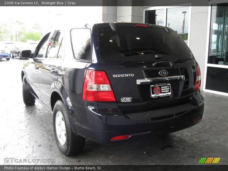 Midnight Blue / Gray 2008 Kia Sorento LX