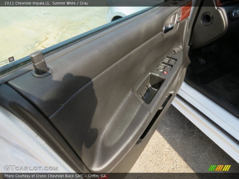 Summit White / Gray 2011 Chevrolet Impala LS