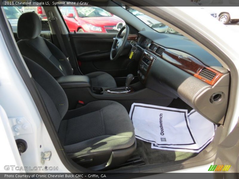 Summit White / Gray 2011 Chevrolet Impala LS