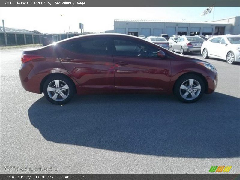 Red Allure / Beige 2013 Hyundai Elantra GLS