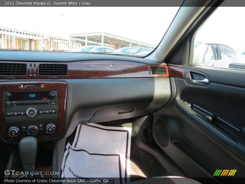 Summit White / Gray 2011 Chevrolet Impala LS