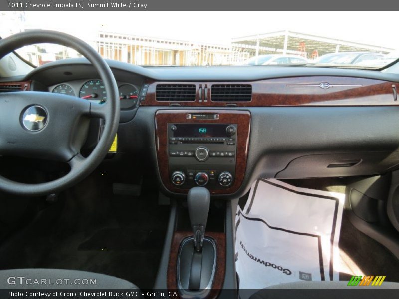 Summit White / Gray 2011 Chevrolet Impala LS