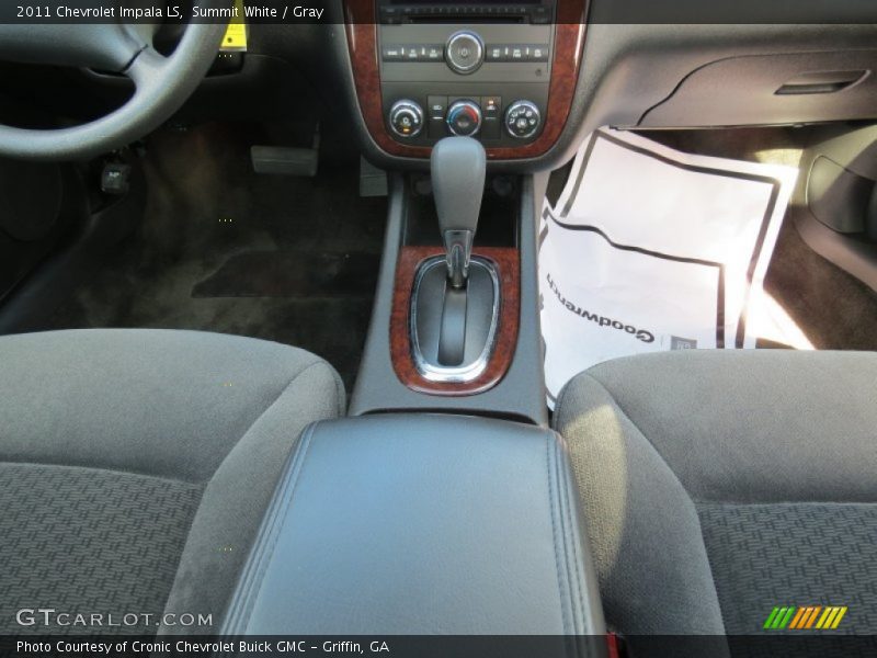 Summit White / Gray 2011 Chevrolet Impala LS
