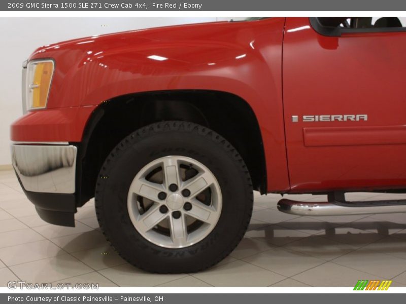 Fire Red / Ebony 2009 GMC Sierra 1500 SLE Z71 Crew Cab 4x4