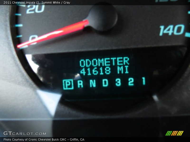 Summit White / Gray 2011 Chevrolet Impala LS