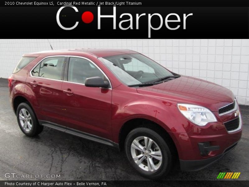 Cardinal Red Metallic / Jet Black/Light Titanium 2010 Chevrolet Equinox LS