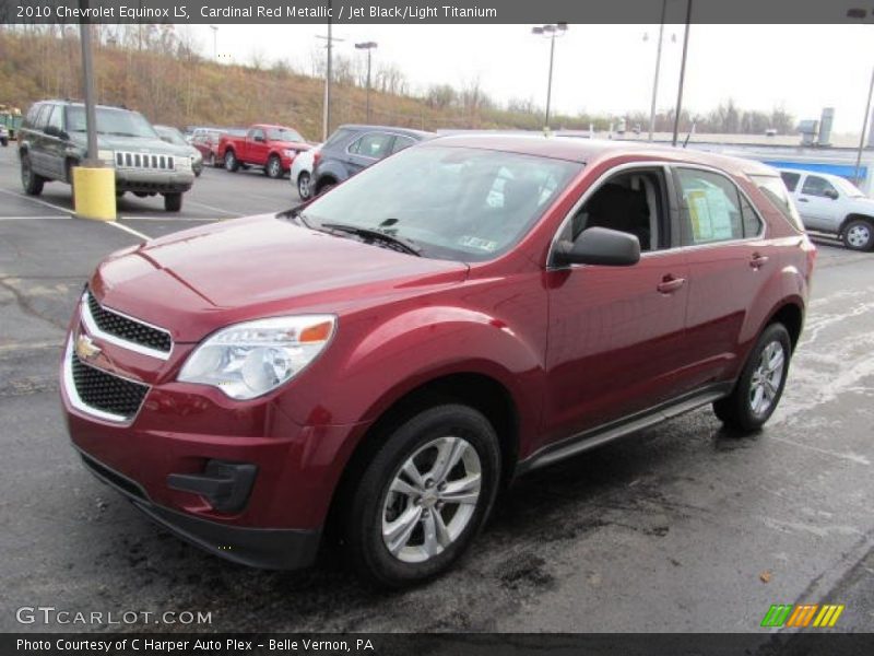 Cardinal Red Metallic / Jet Black/Light Titanium 2010 Chevrolet Equinox LS