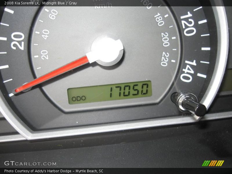 Midnight Blue / Gray 2008 Kia Sorento LX