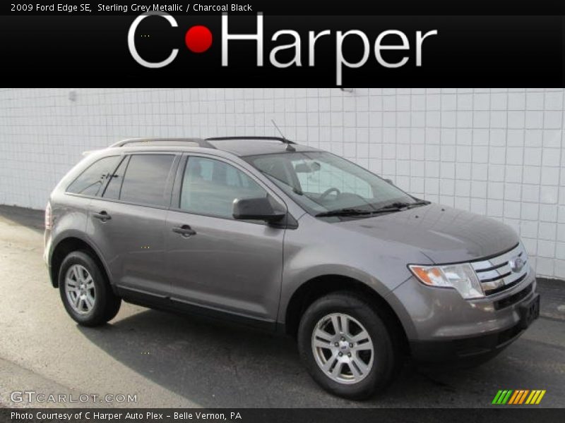 Sterling Grey Metallic / Charcoal Black 2009 Ford Edge SE