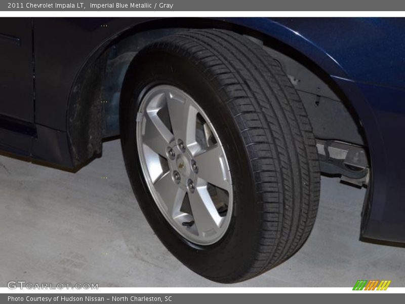 Imperial Blue Metallic / Gray 2011 Chevrolet Impala LT