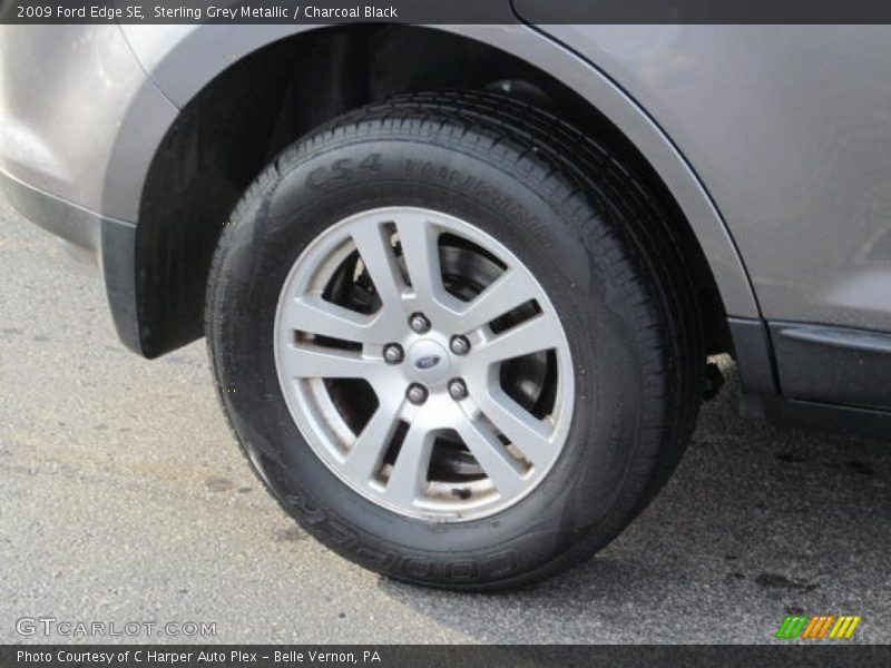 Sterling Grey Metallic / Charcoal Black 2009 Ford Edge SE