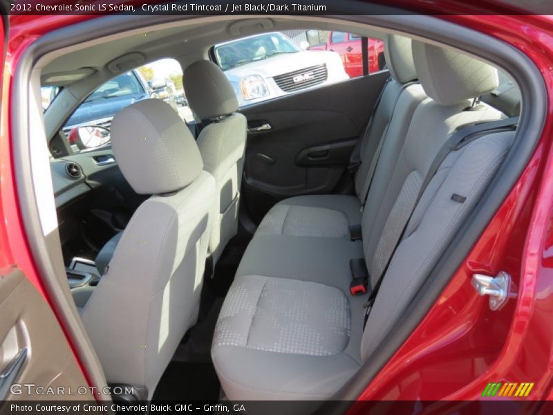 Crystal Red Tintcoat / Jet Black/Dark Titanium 2012 Chevrolet Sonic LS Sedan