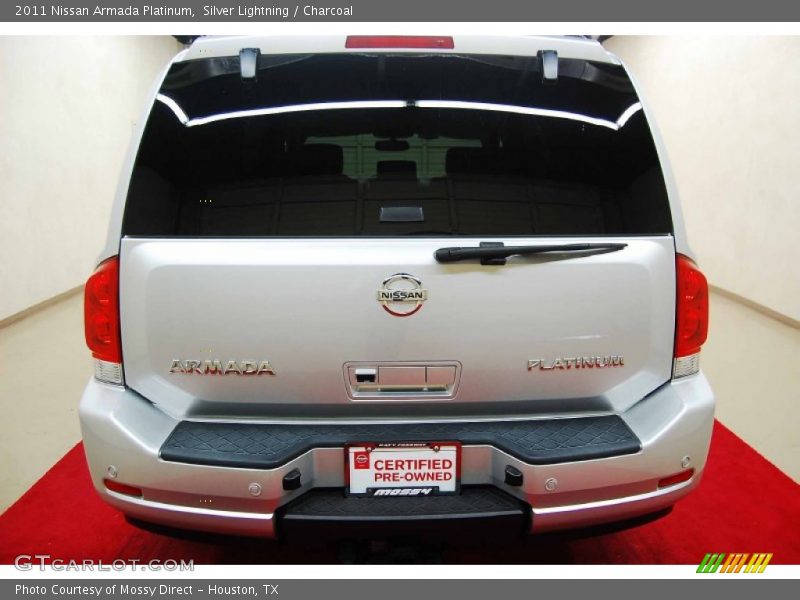 Silver Lightning / Charcoal 2011 Nissan Armada Platinum