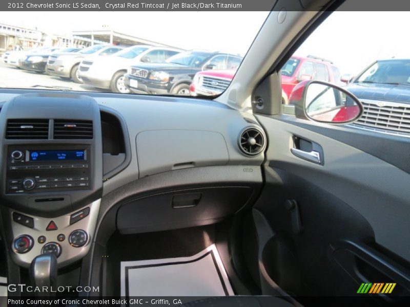 Crystal Red Tintcoat / Jet Black/Dark Titanium 2012 Chevrolet Sonic LS Sedan