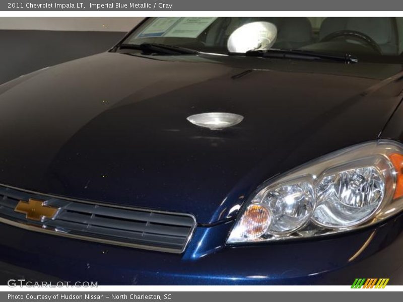 Imperial Blue Metallic / Gray 2011 Chevrolet Impala LT