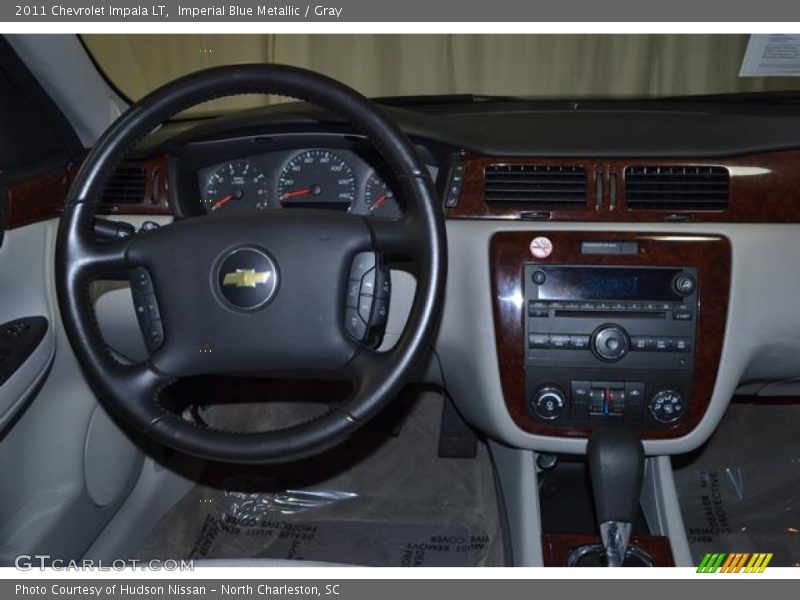 Imperial Blue Metallic / Gray 2011 Chevrolet Impala LT