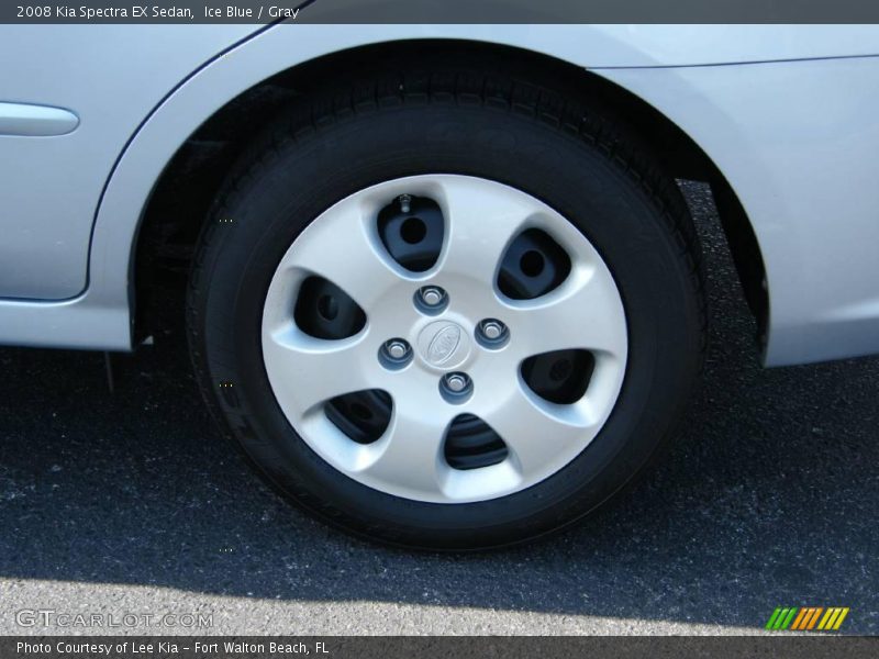 Ice Blue / Gray 2008 Kia Spectra EX Sedan