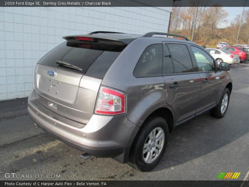 Sterling Grey Metallic / Charcoal Black 2009 Ford Edge SE