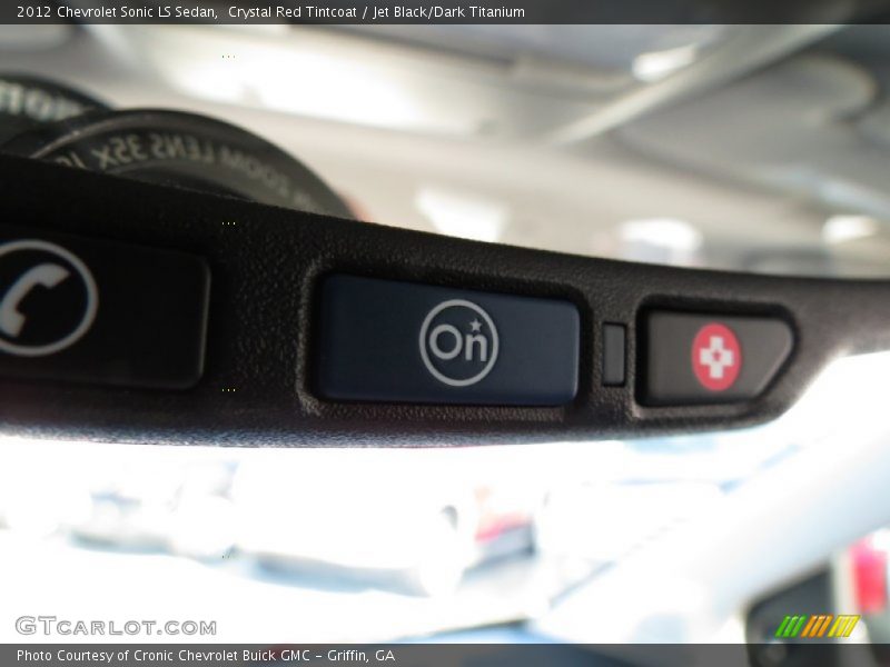Crystal Red Tintcoat / Jet Black/Dark Titanium 2012 Chevrolet Sonic LS Sedan