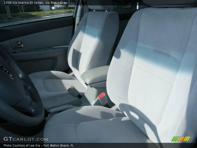 Ice Blue / Gray 2008 Kia Spectra EX Sedan
